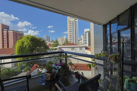 Varanda da Sala de apartamento à venda com 4 quartos, 150m² em Serra, Belo Horizonte