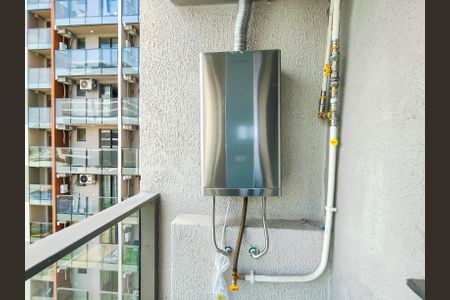 Varanda da Sala de apartamento para alugar com 2 quartos, 43m² em Santo Cristo, Rio de Janeiro