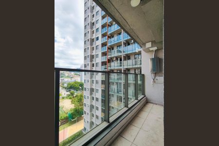 Varanda da Sala de apartamento para alugar com 2 quartos, 43m² em Santo Cristo, Rio de Janeiro