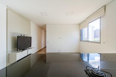 Sala de apartamento para alugar com 1 quarto, 75m² em Lourdes, Belo Horizonte