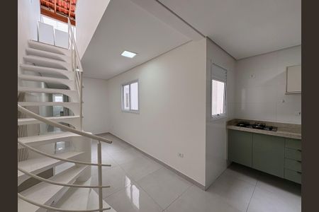 Sala de apartamento à venda com 2 quartos, 110m² em Vila Alto de Santo Andre, Santo André