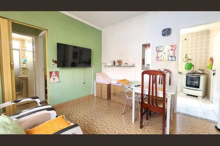 Sala de apartamento para alugar com 1 quarto, 73m² em Embaré, Santos