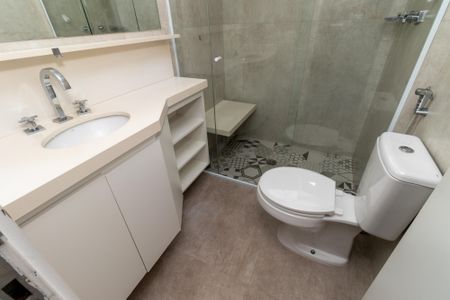 Apartamento para alugar com 75m², 2 quartos e 3 vagasBanheiro da Suíte