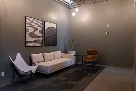 Studio à venda com 34m², 1 quarto e sem vagaHall social