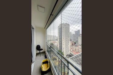 Studio à venda com 34m², 1 quarto e sem vagaVaranda