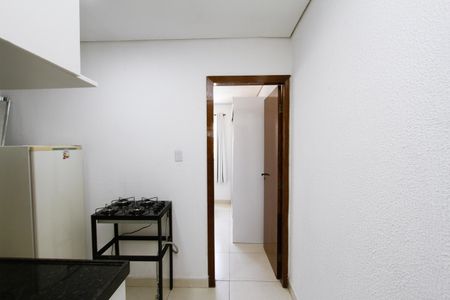 Cozinha de kitnet/studio para alugar com 1 quarto, 25m² em João Pinheiro, Belo Horizonte