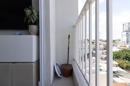 Sacada da Sala de apartamento à venda com 1 quarto, 27m² em Jardim Matarazzo, São Paulo