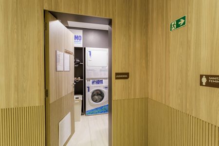 Studio para alugar com 27m², 1 quarto e sem vaga Studio para alugar com 27m², 1 quarto e sem vagaLavanderia