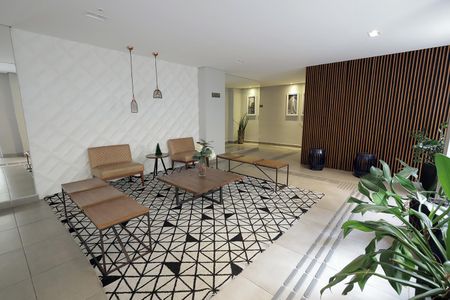 Apartamento à venda com 75m², 3 quartos e 2 vagasHall social