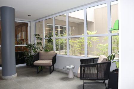 Studio para alugar com 26m², 1 quarto e sem vagaHall Social