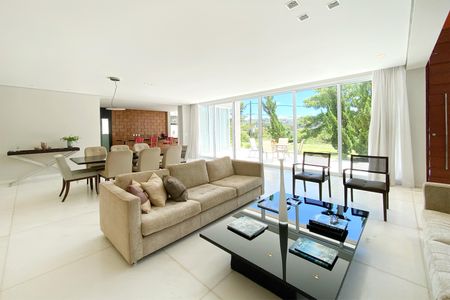 Sala de casa de condomínio para alugar com 4 quartos, 512m² em Alphaville Nova Lima, Nova Lima