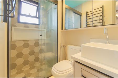 Banheiro de apartamento à venda com 1 quarto, 48m² em Vila Mariana, São Paulo