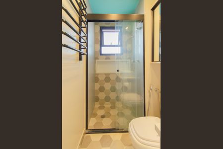 Banheiro de apartamento à venda com 1 quarto, 48m² em Vila Mariana, São Paulo