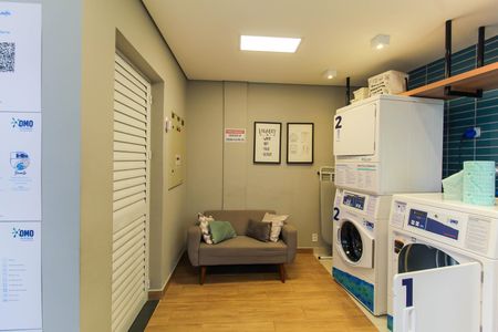 Apartamento para alugar com 28m², 1 quarto e sem vagaLavanderia
