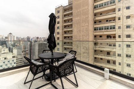Apartamento para alugar com 34m², 2 quartos e sem vagaTerraço