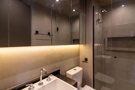 Studio para alugar com 26m², 1 quarto e sem vagaBanheiro