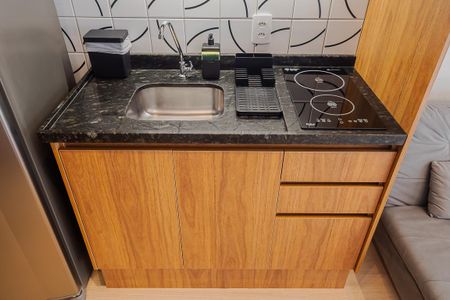 Studio para alugar com 30m², 1 quarto e sem vagaCozinha