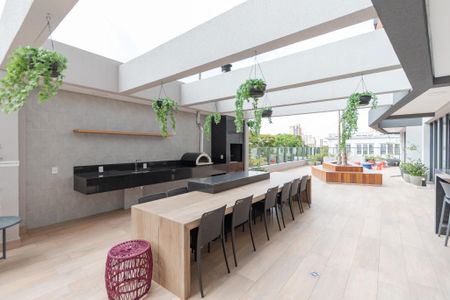 Studio à venda com 29m², 1 quarto e sem vagaChurrasqueira