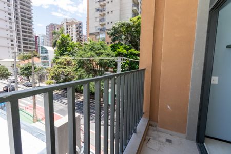 Sacada do Studio de kitnet/studio para alugar com 1 quarto, 29m² em Perdizes, São Paulo