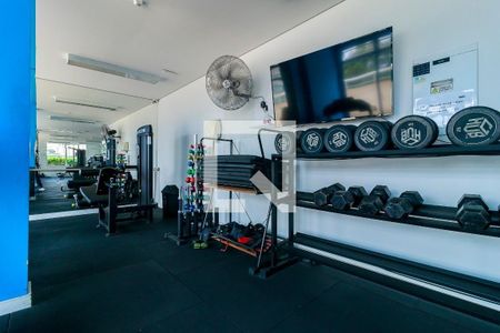 Apartamento para alugar com 43m², 1 quarto e 1 vaga Apartamento para alugar com 43m², 1 quarto e 1 vagaAcademia