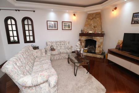 Sala de casa para alugar com 3 quartos, 286m² em Vila Homero Thon, Santo André