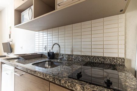 Cozinha de kitnet/studio à venda com 1 quarto, 30m² em Centro Histórico de São Paulo, São Paulo