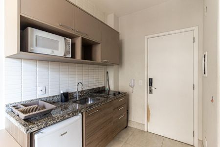 Cozinha de kitnet/studio à venda com 1 quarto, 30m² em Centro Histórico de São Paulo, São Paulo