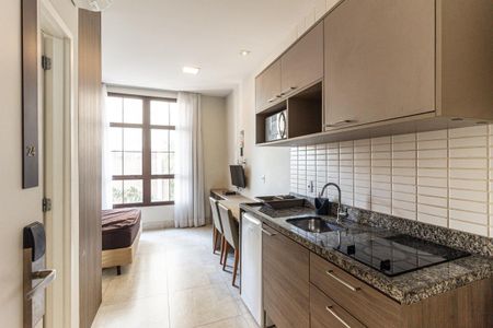 Cozinha de kitnet/studio à venda com 1 quarto, 30m² em Centro Histórico de São Paulo, São Paulo