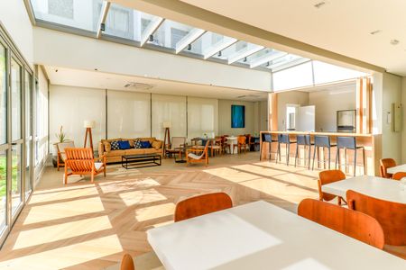 Apartamento para alugar com 55m², 2 quartos e 1 vagaÁrea comum - Salão de festas