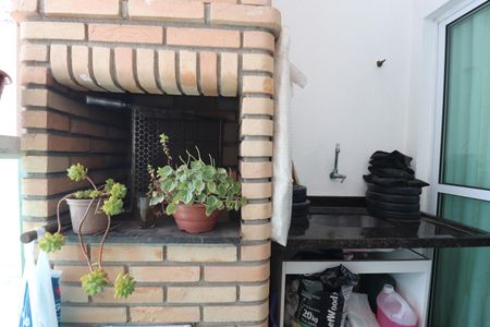 Varanda gourmet de apartamento à venda com 2 quartos, 62m² em Vila Metalúrgica, Santo André