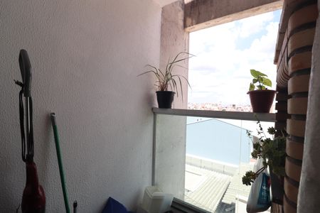 Varanda gourmet de apartamento à venda com 2 quartos, 62m² em Vila Metalúrgica, Santo André