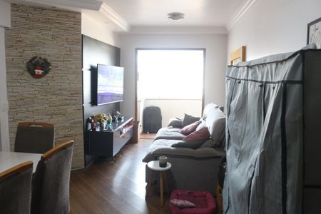 Sala de apartamento à venda com 2 quartos, 70m² em Olímpico, São Caetano do Sul