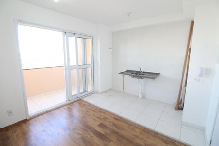 Sala / Cozinha de apartamento para alugar com 2 quartos, 44m² em Jardim Topazio, São José dos Campos