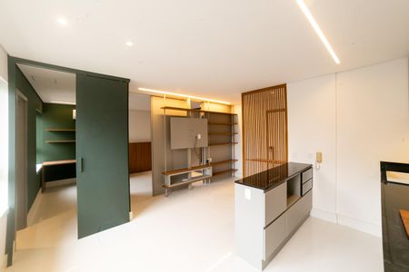 Sala de apartamento para alugar com 1 quarto, 44m² em Funcionários, Belo Horizonte