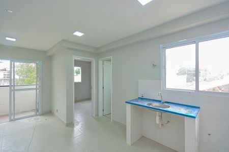 Sala/Cozinha de apartamento para alugar com 1 quarto, 50m² em Jardim Anhanguera, São Paulo
