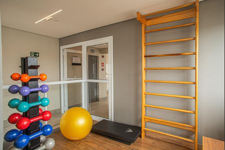 Apartamento para alugar com 19m², 1 quarto e sem vaga Apartamento para alugar com 19m², 1 quarto e sem vagaÁrea comum - Academia