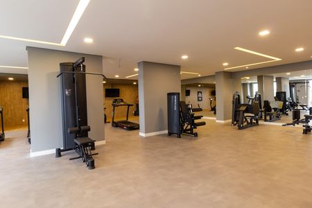 Apartamento para alugar com 42m², 1 quarto e 1 vaga Apartamento para alugar com 42m², 1 quarto e 1 vagaÁrea comum - Academia