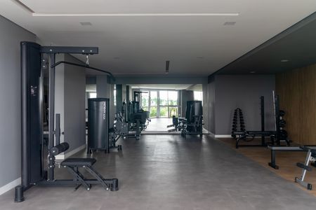 Apartamento para alugar com 42m², 1 quarto e 1 vaga Apartamento para alugar com 42m², 1 quarto e 1 vagaÁrea comum - Academia