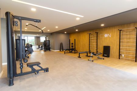 Apartamento para alugar com 42m², 1 quarto e 1 vaga Apartamento para alugar com 42m², 1 quarto e 1 vagaÁrea comum - Academia