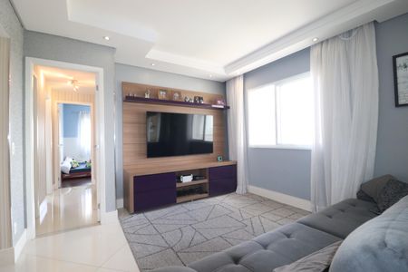 Sala de apartamento para alugar com 3 quartos, 123m² em Centro, Santo André
