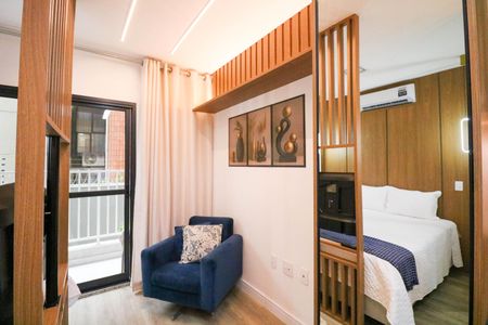 Studio de kitnet/studio para alugar com 1 quarto, 26m² em Santo Amaro, São Paulo