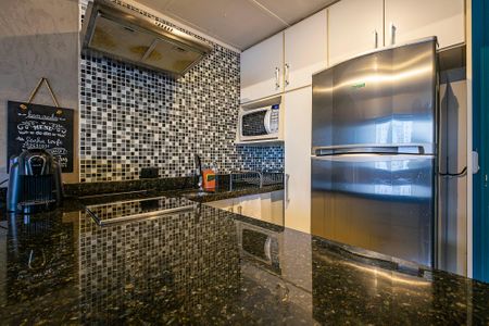 Sala/Cozinha de apartamento à venda com 1 quarto, 33m² em Jardim Paulista, São Paulo