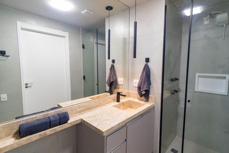 Studio para alugar com 35m², 1 quarto e sem vagaBanheiro da Suíte