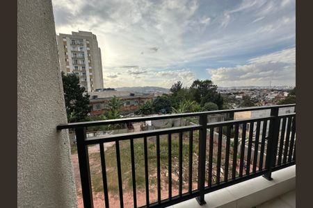 Varanda da Sala de apartamento para alugar com 2 quartos, 59m² em Outeiro de São Fernando, Barueri