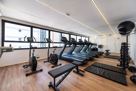 Apartamento para alugar com 37m², 2 quartos e sem vaga Apartamento para alugar com 37m², 2 quartos e sem vagaAcademia