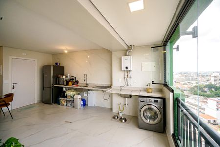 Varanda de apartamento à venda com 2 quartos, 55m² em Chácara Seis de Outubro, São Paulo