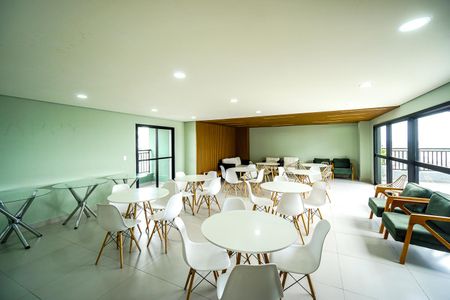 Apartamento à venda com 55m², 2 quartos e 1 vagaSalão de festas