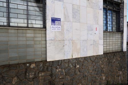 Studio para alugar com 50m², 1 quarto e sem vagaFachada com Plaquinha