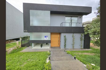 Fachada placa  de casa de condomínio para alugar com 3 quartos, 250m² em Condomínio Gran Royalle , Lagoa Santa