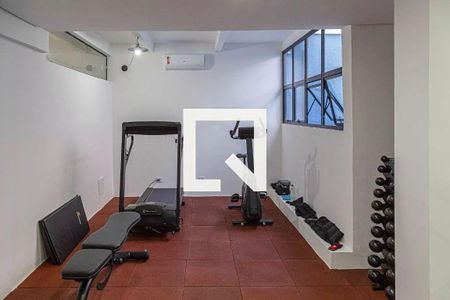 Apartamento para alugar com 32m², 1 quarto e 1 vaga Apartamento para alugar com 32m², 1 quarto e 1 vagaÁrea comum - Academia